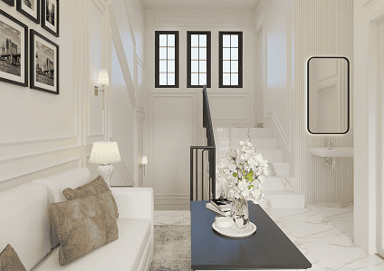 ruang tamu mewah melodia